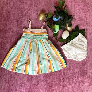 Multicolor dress with underwear 18 months